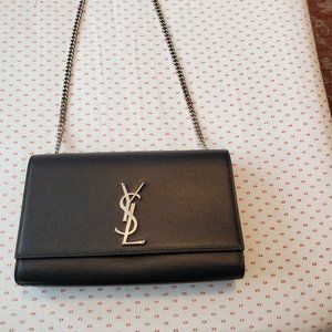 YSL caviar leather shoulder/cross body